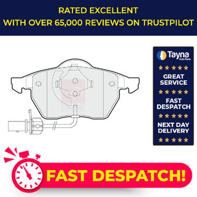 Brake Pads Set fits AUDI A6 C5 1.9D Front 97 to 05 4B0698151 4B0698151N Quality