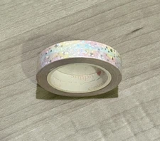 NEW Simply Gilded Rainbow Shooting Stars 5 mm washi tape set of 2 rolls