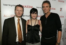 David Fisher EVP of Bloomingdales Ashlee Simpson Stephen Colvin Pr- Old Photo