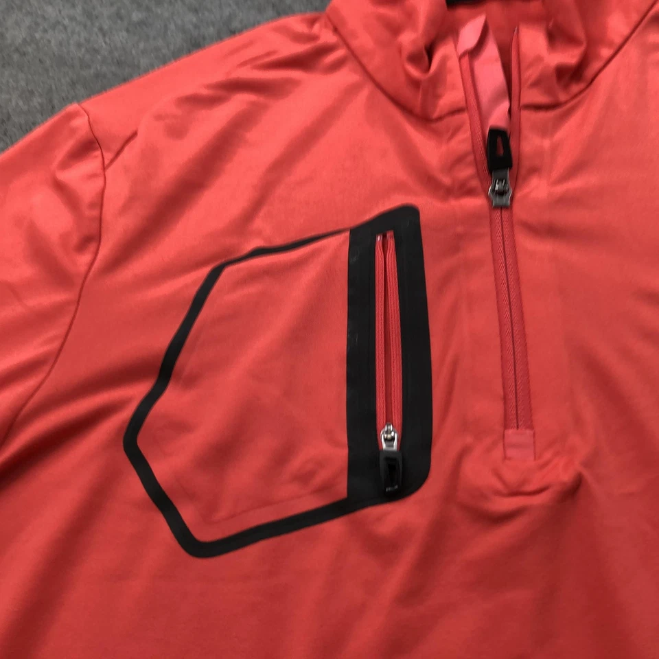RLX Ralph Lauren Pullover Mens XL Orange Quarter Zip Golf Performance Stretch - Image 4 of 4