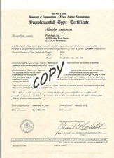 STC for Piper PA-28- 140;150;160;180 SplitNoseBowl.Aircraft Reg & Serial #Reqd