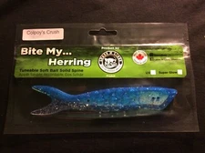 High Percentage Salmon Trolling - #1 Bite My Herring Artificial Strip 18 Choices