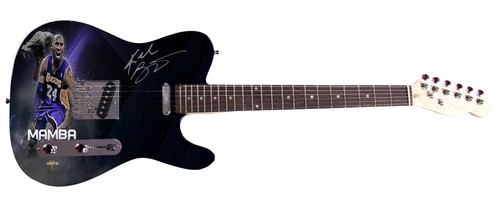 Kobe Bryant Autographed Signed Los Angeles Lakers NorthEnder Guitar - Picture 2 of 2
