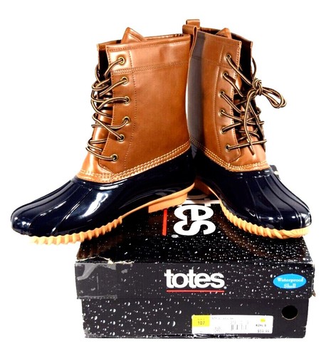 Totes Coastal Tan Waterproof Winter Boots , Men