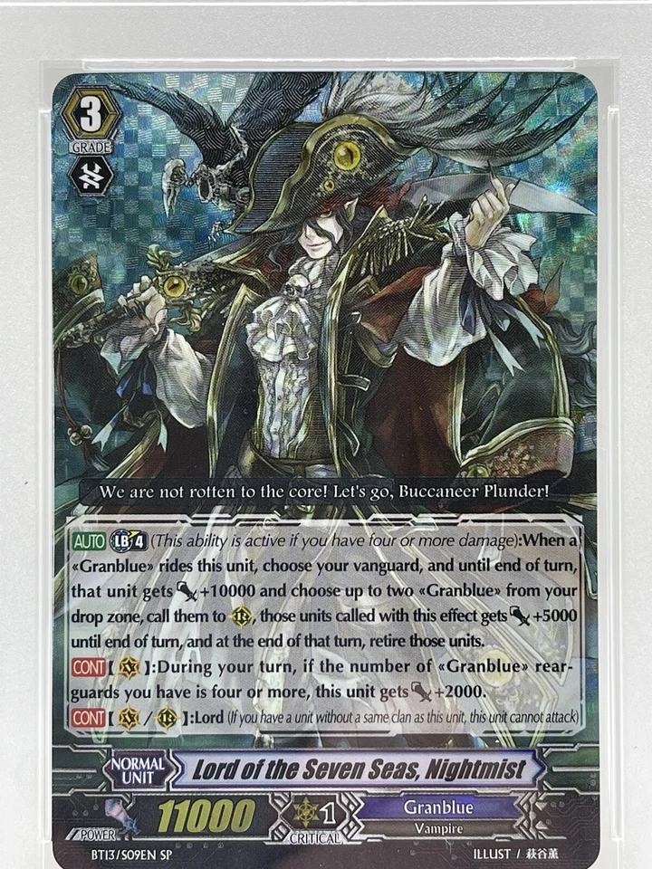 Lord of the Seven Seas, Nightmist (SP) PSA 10 Gem Mint💎 BT13 Cardfight Vanguard - Image 4 of 4