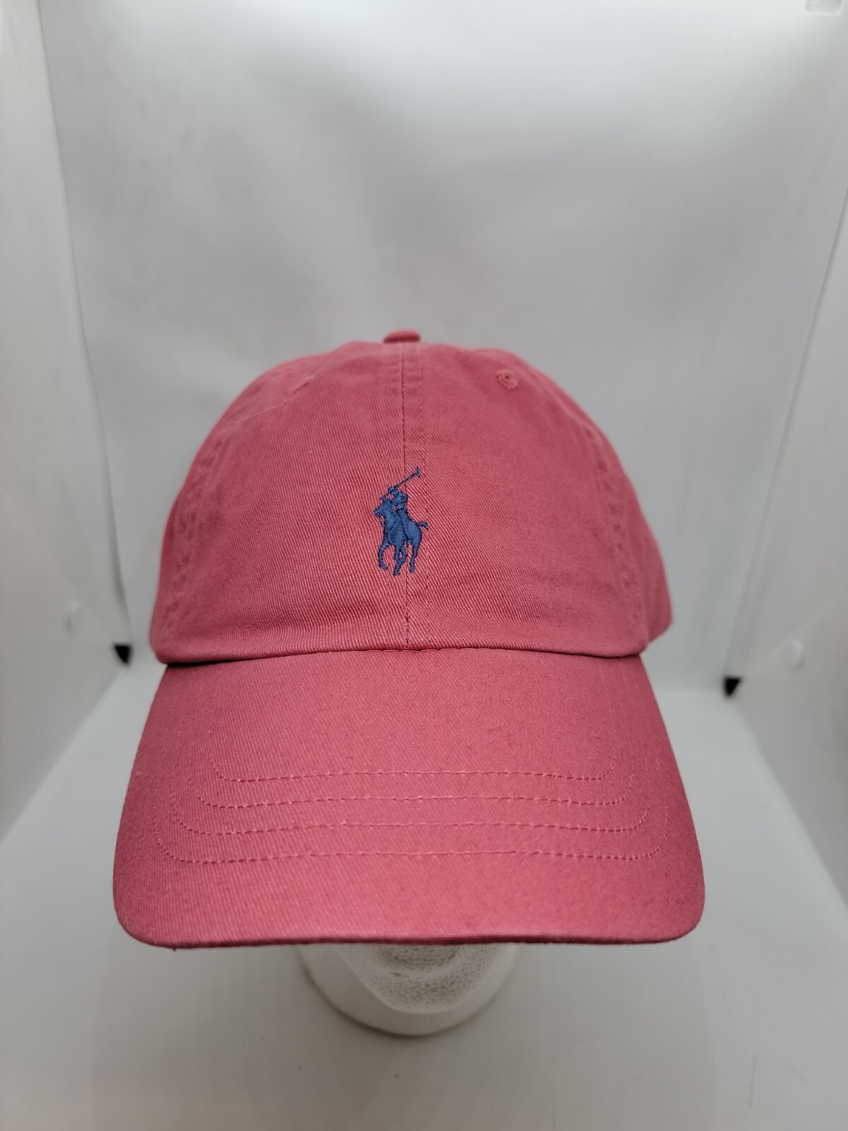 Cappello Uomo Polo Ralph Lauren Classico Rosso Blu Pony Cap Taglia OS...