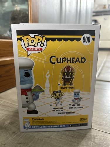 Funko Pop! Games - Cuphead - Chef Saltbaker - #900 - Vaulted - Picture 2 of 2