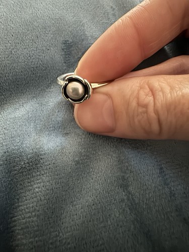 Original Pandora Ring Silber My Wish Grau Perlen 190607GP Größe 60 - Bild 3 von 7