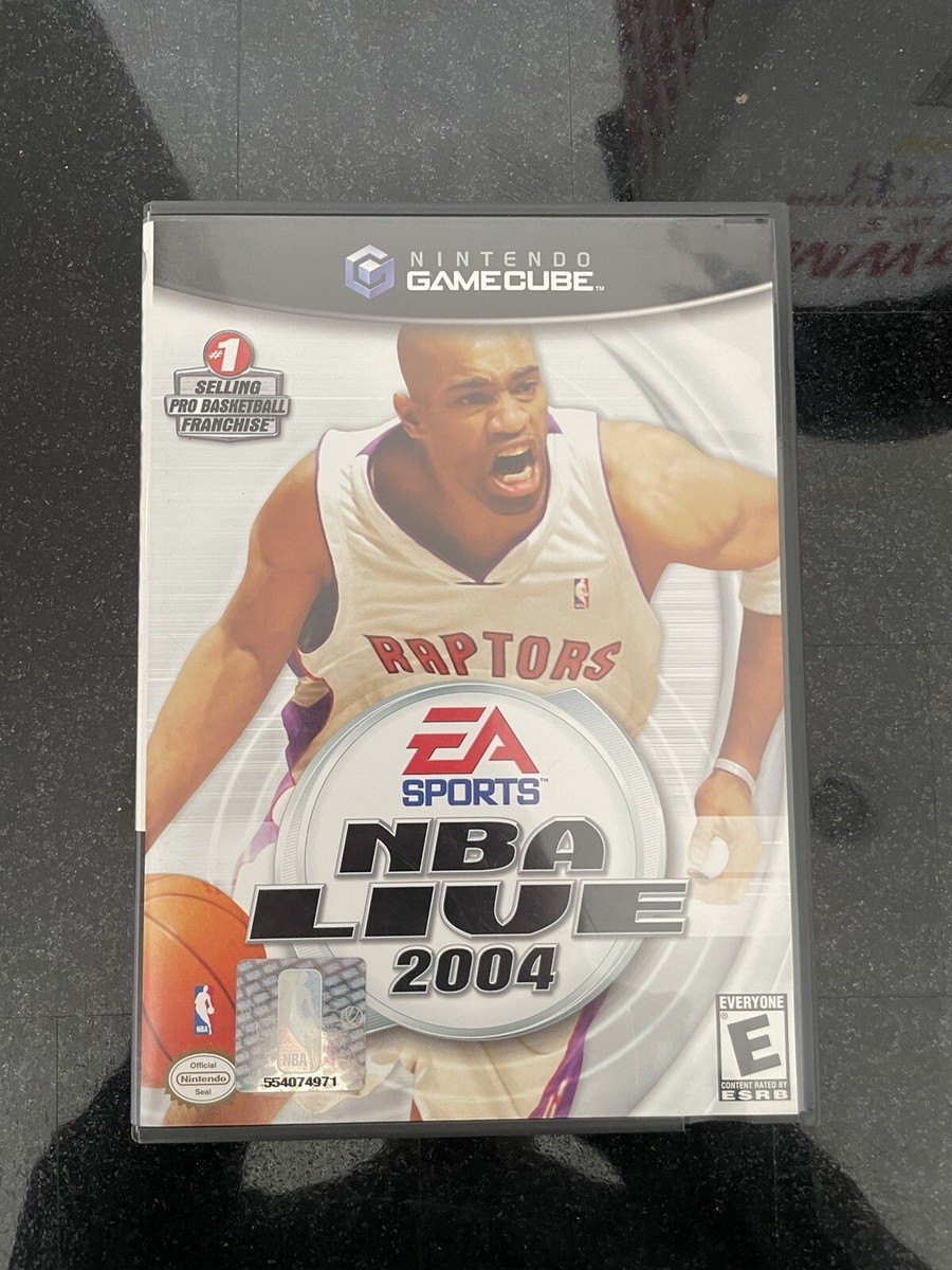 NBA Live 2004 - Nintendo GameCube 2003 - Untested w/Manual