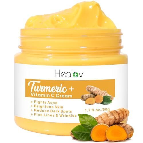 Turmeric Face Cream for Face & Body - All Natural Turmeric Skin Brightening L
