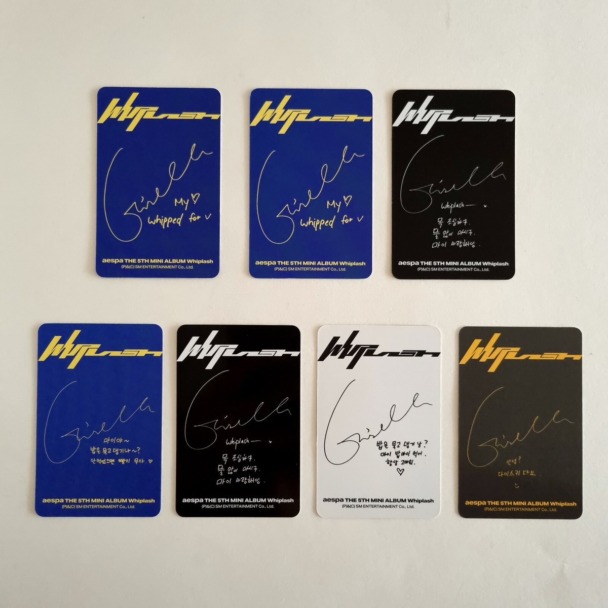 Aespa 5th Mini Album WHIPLASH Official Photocard + Target Aespa 5th Mini Album WHIPLASH Official Photocard + Target