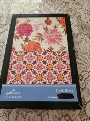 Hallmark Partial Box of 45 Blank Greeting Note Cards with Envelopes