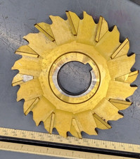5" x 13/32" x 1" Side Milling Cutter -Tin Coated - Made in USA by Moon Cutter
