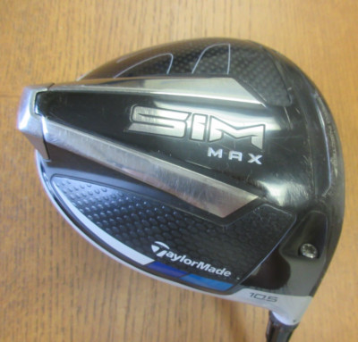 USED TAYLORMADE GOLF SIM MAX Driver 10.5° TENSEI TM50 BLUE Stiff-Regular Flex