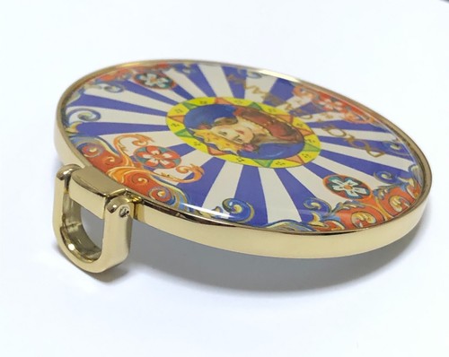 MINT Dolce & Gabbana D&G Beauty Compact Mirror Fabric Case Mallorca Limited - Picture 11 of 20