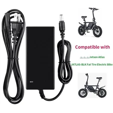 42V AC Adapter For Jetson Atlas JATLAS-BLK Fat Tire Electric Bike Power Supply