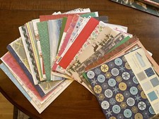 5 Lbs Scrapbooking Paper 12x12 Fall Winter Halloween Xmas New Years Themes