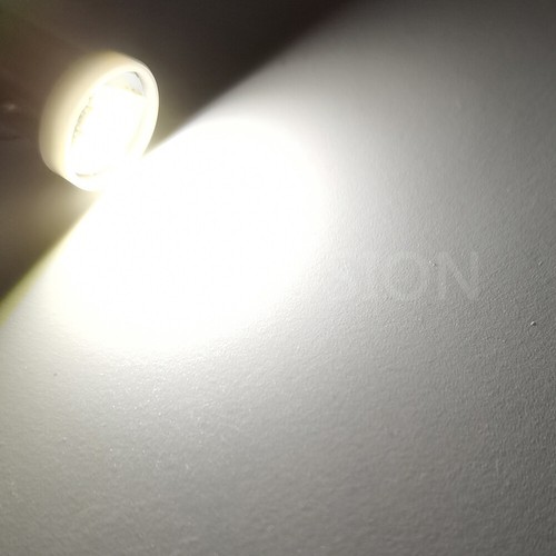 Lampadina parcheggio laterale a cupola laterale bianco/caldo BA9S T4W 7020 LED bianco/caldo 6 V 24 V - Foto 8 di 9