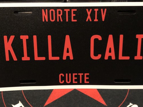 Norte XIV Killa Cali Norteno Rap CD personalisiertes Nummernschild schwarz rot - Bild 4 von 9