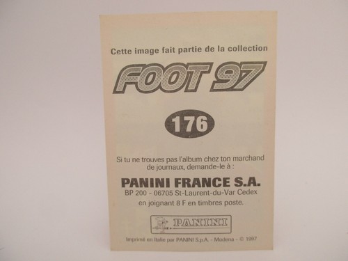 Sticker PANINI FOOT 97 N°176 Cyril Serredszum Metz - Picture 2 of 2