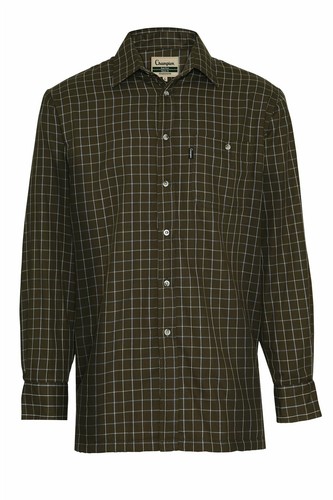 Walker and Hawkes - Mens Long Sleeved Cotton Country Check Easy Care Shirt - Picture 7 of 22