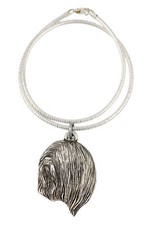 Lhasa Apso, Lhasaterrier, L wenhund - Collar, Unique Jewelry for D