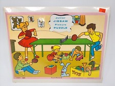 Junior Jigsaw Picture Puzzle 1974 LOWE 4489A PICNIC 48 Pieces NEW Still Sealed