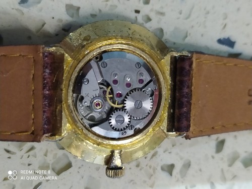 MICHEL HERBELIN ETA 2360 Winding GOLD PLATED WATCH France Working - Picture 5 of 6