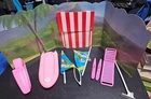 BARBIE 1987 Island Fun Sunshine Vacation Playset 7946 ARCO *incomplete*