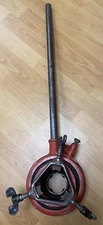 Manual Receding Pipe Threader NPT with dies 1", 1 1/4", 1 1/2", and 2" w/handle