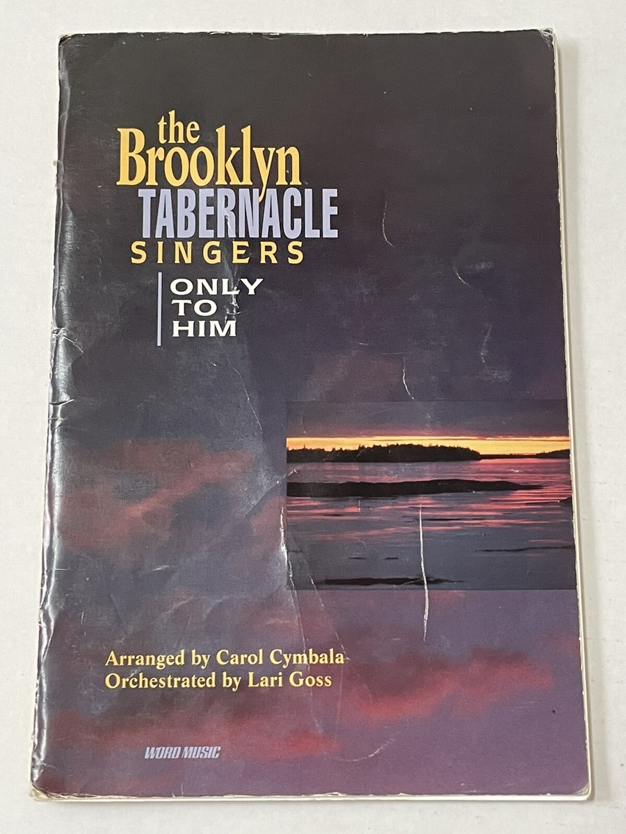 Only To Him / Brooklyn Tabernacle ゴスペル譜 Only To Him” Choral Book + Cassette Set Brooklyn Tabernacle