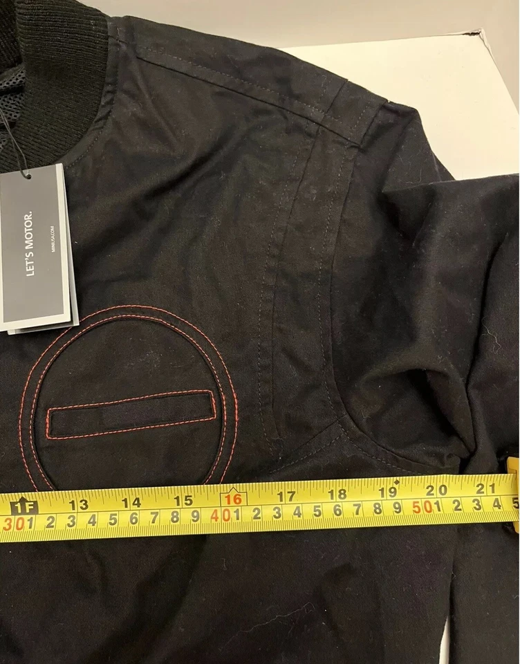 Nueva chaqueta negra Mini Cooper Motor talla mediana Foto 3 de 3