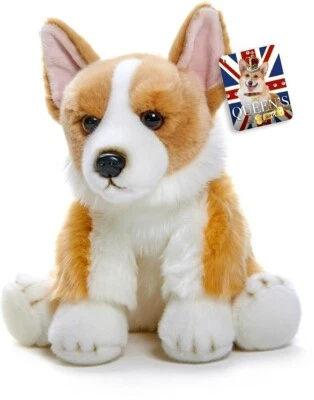 WHITEHOUSE LEISURE LTD PELUCHE CANE LUXURY CORGI QUALITA' SUPERSOFT H.30CM DOLCE ANIMALE COCCOLOSO