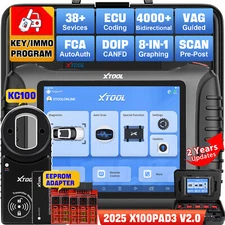  XTOOL X100 PAD3 Car key Programmer IMMO Coding Bidirectional Diagnostic Scanner