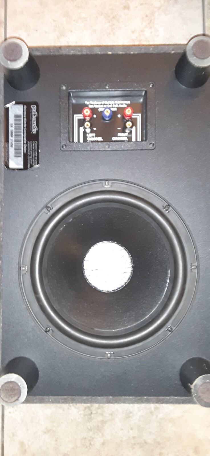 POLK AUDIO Passive Subwoofer RM 1000W Ottoman * * LOCAL PICKUP ONLY ...