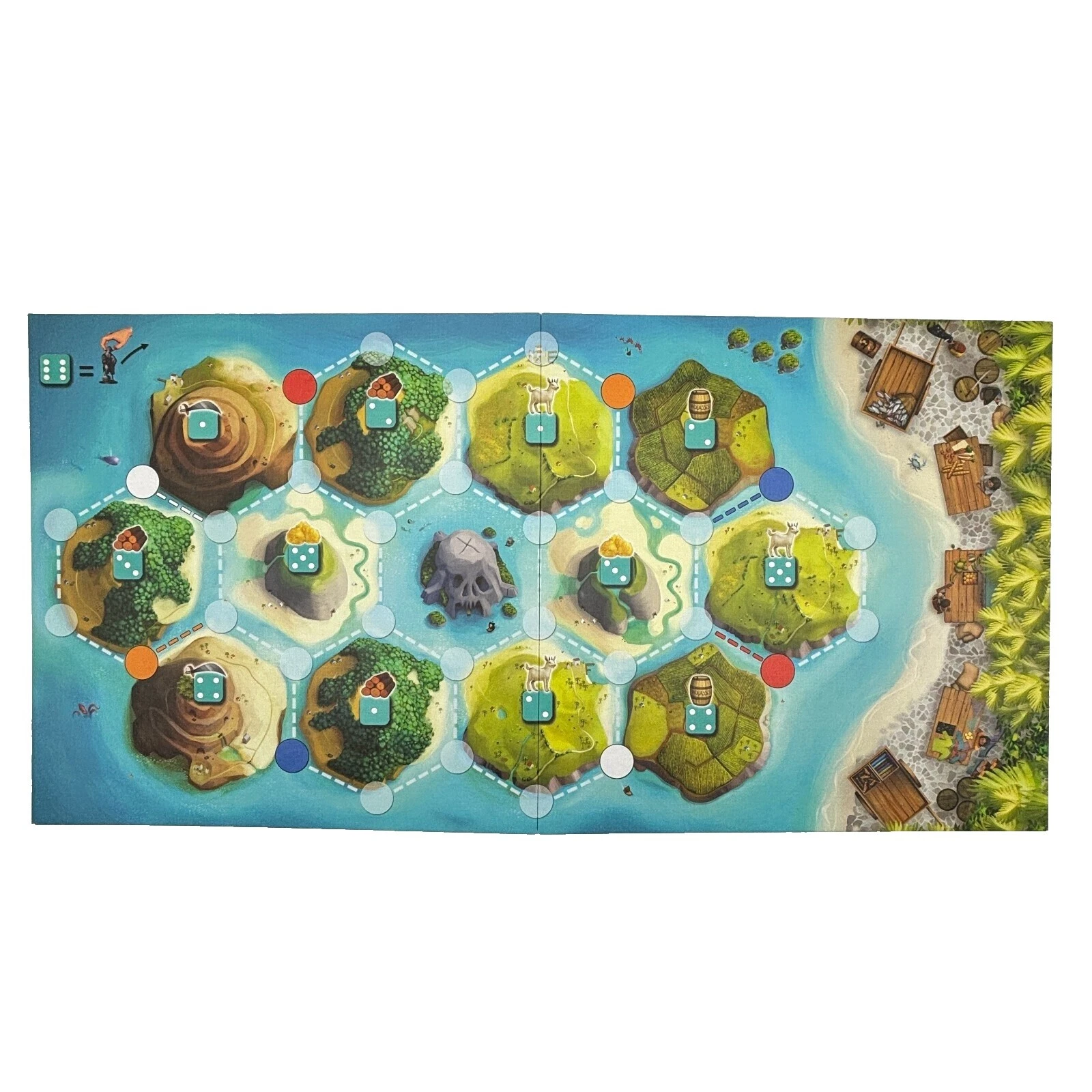 Juego de Mesa de Juego Mayfair Games piezas y piezas