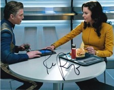 REBECCA ROMIJN signed Autogramm 20x25cm STAR TREK in Person autograph COA