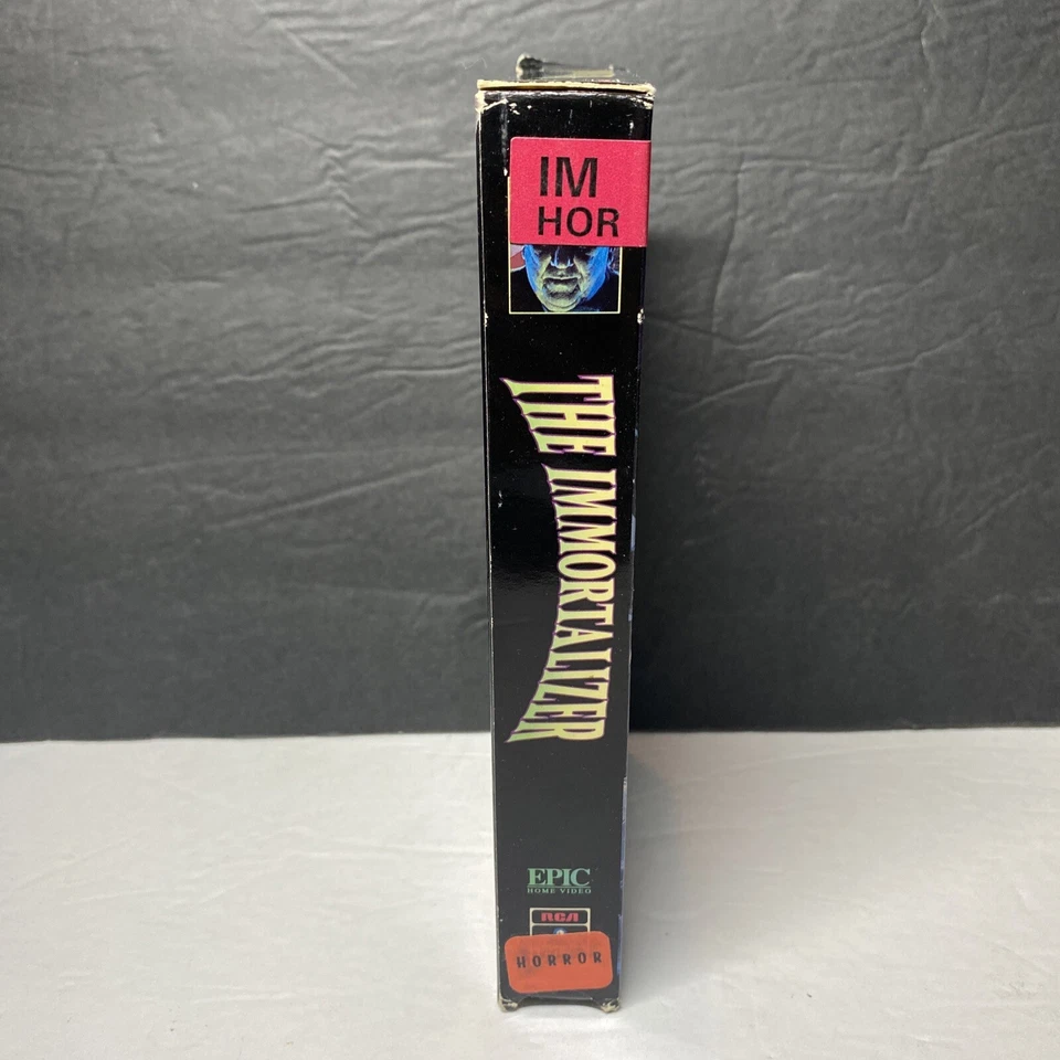 The Immortalizer VHS Tape 1989 Vinegar Syndrome Horror Classic Rare Movie Film - Image 2 of 4