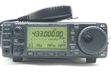 MARS MOD ICOM IC-706 MKIIG HF/VHF/UHF Transceiver 100W + Box Excellent Cond.