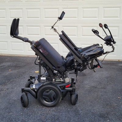 2023 Permobil M3 Corpus Powerchair w/ Tilt/Recline/Head/Atndnt Controls - 1 mile