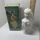 Vintage Avon Grecian Pitcher Milk Glass Skin So Soft Decanter NOS FULL 1972 5oz