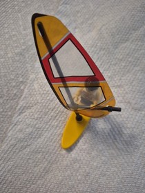 Lego Wind Surfer  with Surfboard & Sail, Lego City Set 4644 Male Surfer  2011