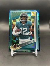2025 Donruss 🏈 Travis Hunter The Rookies #3 Jaguars RC Teal Foil Color Match