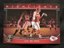 Panini 2025 Icon Collection Mahomes IC-12 Kansas City Chiefs AFC Insert NFL Card