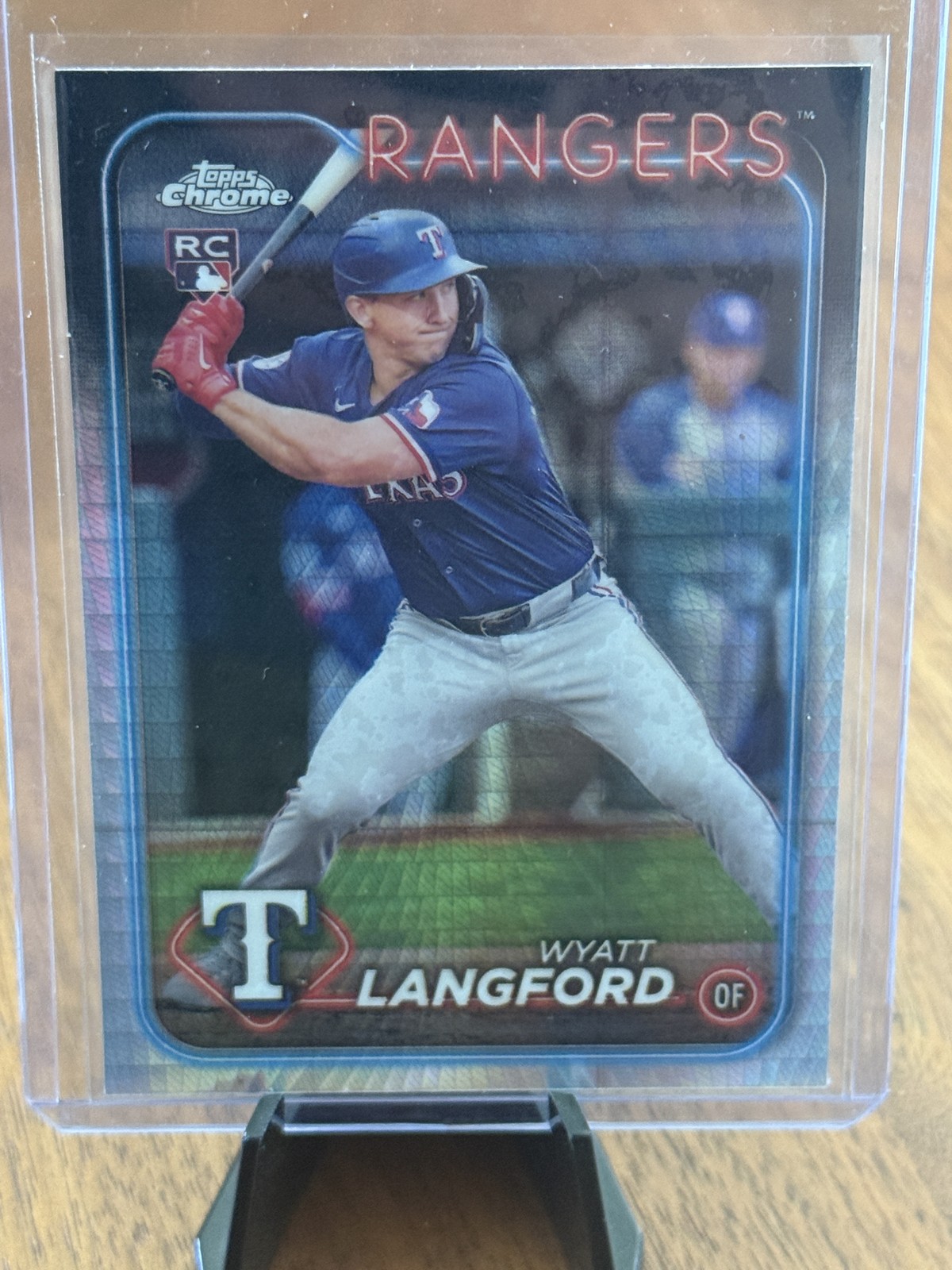 2024 Topps Chrome Update Series - Wyatt Langford #USC35 Prism Refractor (RC)