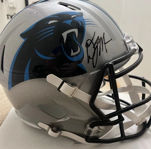 DJ MOORE SIGNED SPEED FULL SIZE  HELMET BECKETT COA