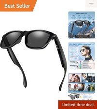 Smart Glasses for Men  Women,Bluetooth Glasses with Open Ear Sound Mic  Spe...