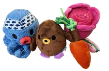 Bark Box Dog Toy Lot of 3 - Itame Ito Playcation, Molanie, Spike Boopquet, Used