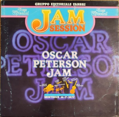 OSCAR PETERSON JAM - JAM SESSION - FABBRI - ITALY - LP