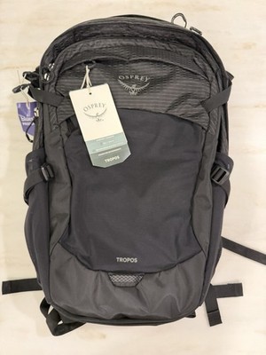 Osprey Tropos 32L Backpack Black Laptop Travel Hiking Daypack New w/ Tags